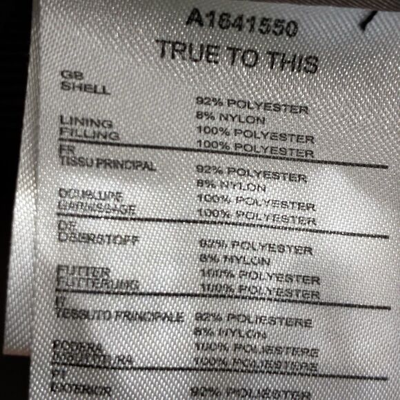 Volcom Black Quilted Winter Jacket Men’s Large – Insulated 600mm Water Resistant - Picture 8 of 9